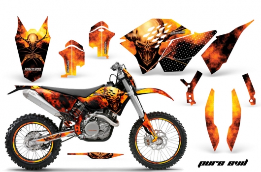 CREATORX PURE EVIL Dirt Bike Graphics
