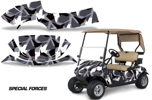 EZGO TXT 2014-2018 Golf Cart Graphic Kit