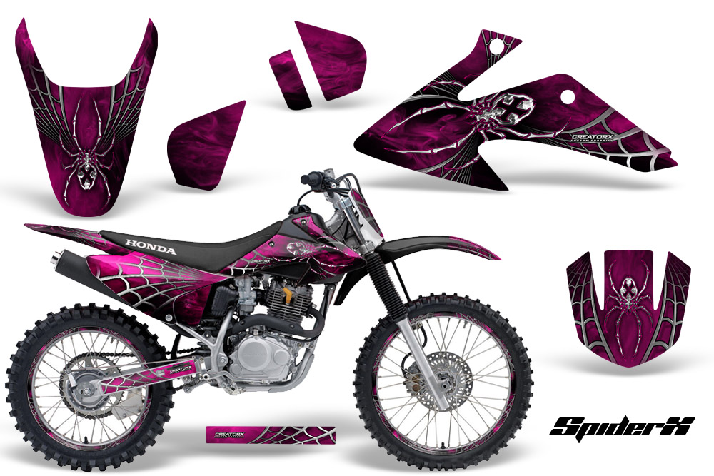 Honda crf 150 pink plastics #2