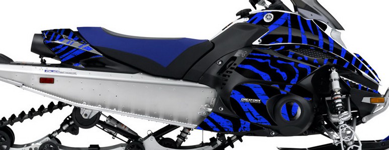 Yamaha FX Nytro CREATORX Graphics Kit ZCamo Blue