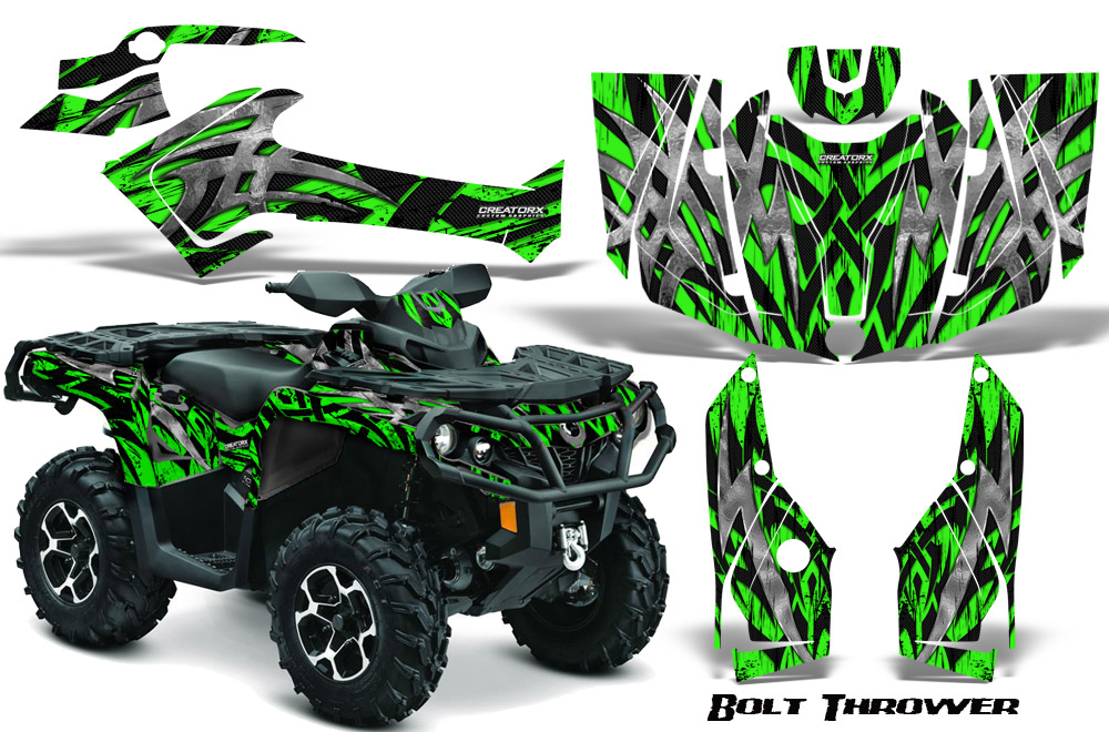 Can Am Outlander 800 1000 R XT 2012 Graphics Kit Decals Stickers BTG