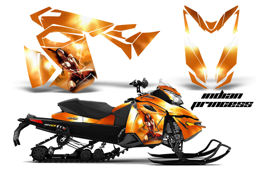 Ski Doo Rev XS MXZ Renegade Snowmobile Sled Graphics Kit Wrap Decal Creatorx IP