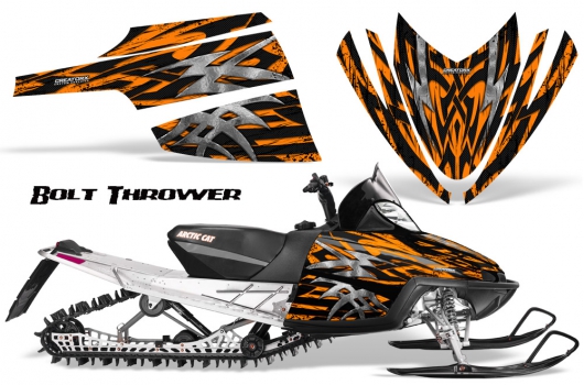2 Mini 5" ARCTIC CAT Racing Decal Graphics for Snowmobile Hood Cowl or Trailer 