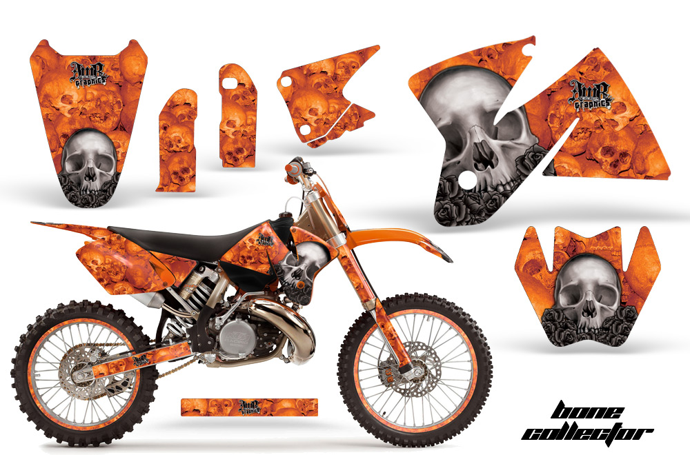 Team Racing Graphics kit compatible with KTM 1998-2000 EXC SCATTER
