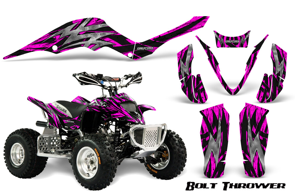 Kit Déco Quad pour Red Strip Atv Decal Kit for Can-Am Renegade 