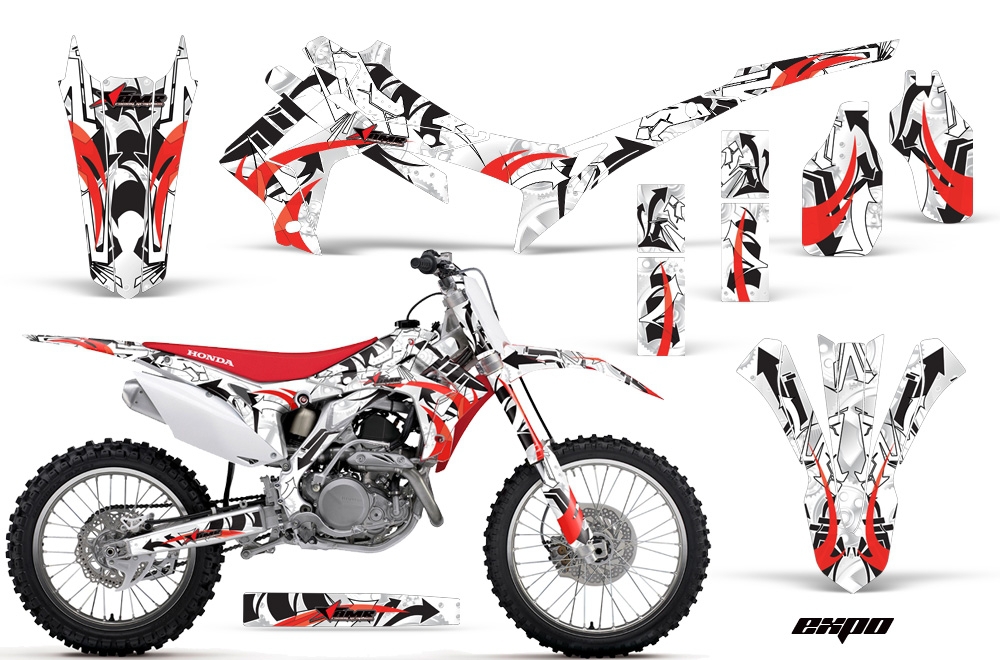 Skull MX Motocross Decal KIT für Honda CRF 450 2013-2014 