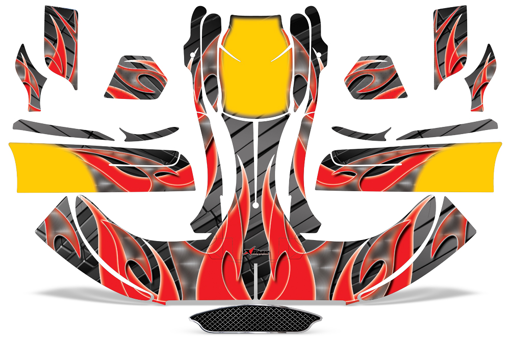 Kit de adesivos CRG 06 kart personalizado completo KART ART ESTILO