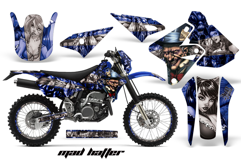 SUZUKI DRZ 400 E/SM Graphics Kit Decal Sticker Set – NitroMX Big Name Design (99-17)
